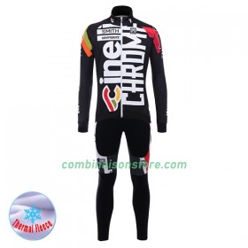 Maillot Cyclisme Hiver + Collant à Bretelles 2017 Cinelli Chrome N001